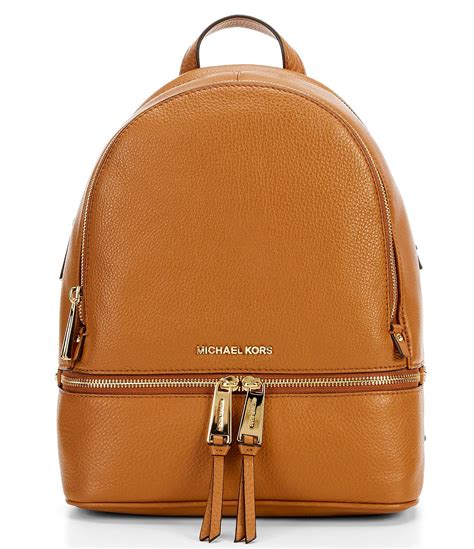 michael michael kors rhea zip medium slim signature backpack|Rhea Medium Slim Logo Backpack .